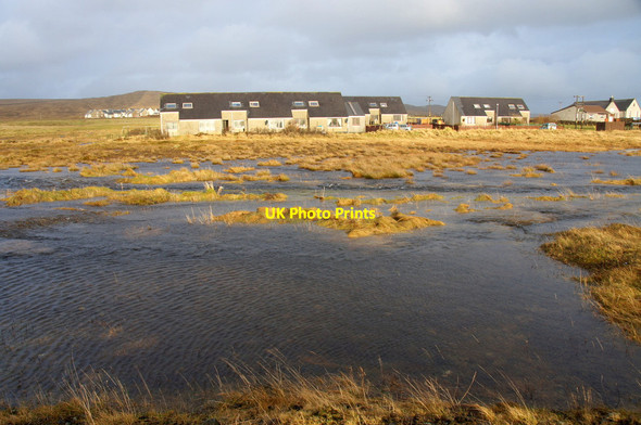 Photo 6"x4" Floods beside the Mill Burn, Baltasound Voesgarth c2014