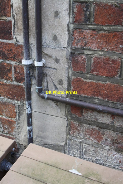 Photo 6"x4" Benchmark on #9 Milman road Reading c2014