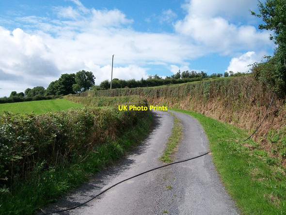 Photo 6"x4" View west along the Clonraw Road Madabawn c2013