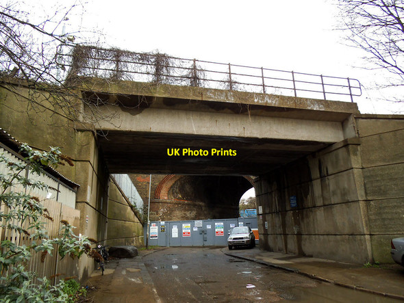 Photo 6"x4" Bolina Road, southernmost bridge Deptford\/TQ3677 c2014