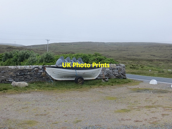 Photo 6"x4" Parked boat, Otterswick Otterswick\/HU5285 c2013