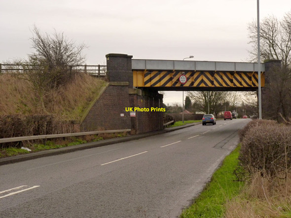 Photo 6"x4" Melton Road, railway bridge West Bridgford c2014