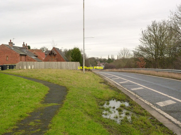 Photo 6"x4" North-bound slip road at Widmerpool roundabout Hickling Pastures c2014