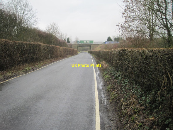 Photo 6"x4" M26 north of Kemsing railway station Heaverham c2014