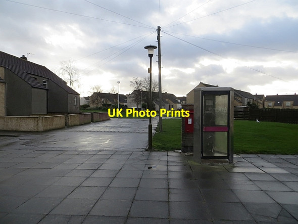 Photo 6"x4" Telephone box, King's Road Tranent c2014
