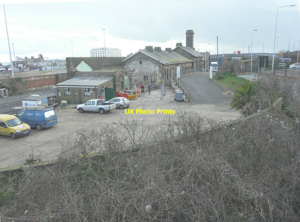 Photo 6"x4" Alterations to the Old Harbour Railway Station, Elizabeth Road Dover\/TR3141 c2014