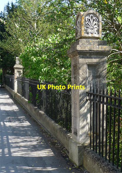 Photo 6"x4" Gate piers, Bathwick Hill, Bath Bath\/ST7464 c2012