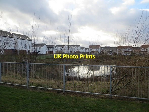 Photo 6"x4" Pond, Windygoul Tranent c2014