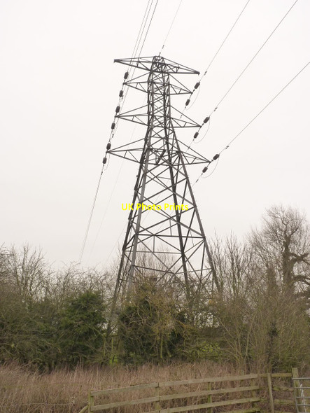 Photo 6"x4" Transmission line near Willoughby Willoughby-on-the-Wolds c2014 P1