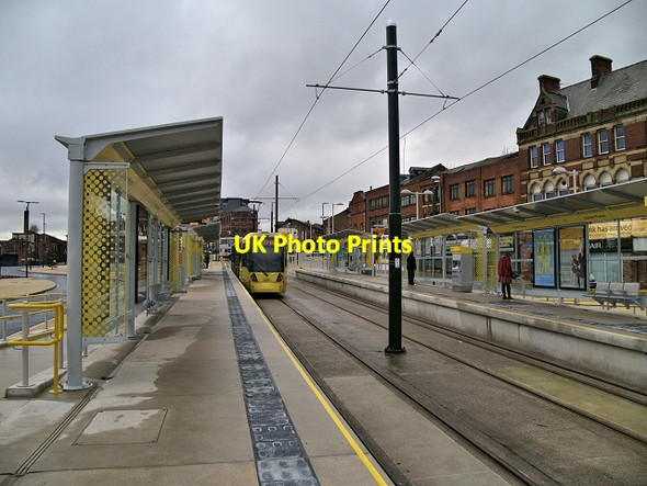 Photo 6"x4" Metrolink Stop, Oldham Mumps Oldham c2014