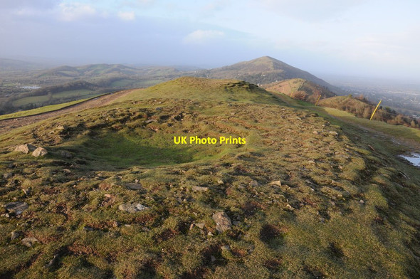 Photo 6"x4" The remains of a tumulus,  Pinnacle Hill Brand Green\/SO7641 c2014