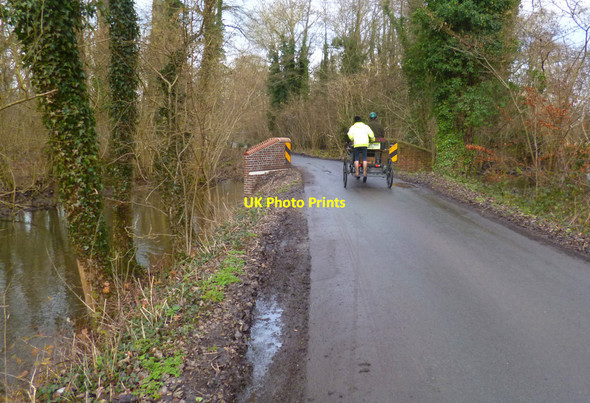 Photo 6"x4" Sulham Lane Bridge Sulham c2014