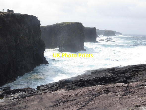 Photo 6"x4" Coastal scenery, Esha Ness Ure c2013