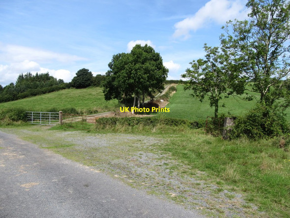 Photo 6"x4" Lay-by and access to fields off the Killaliss Road Drumeague c2013