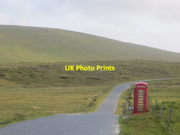 Photo 6"x4" Telephone box, A970 Barnafield c2013