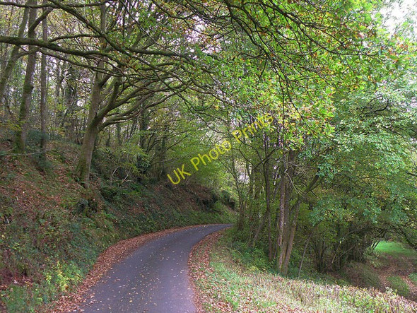 Photo 6"x4" Road near Llanfihangel Nant Bran Llanfihangel Nant Bran c2008