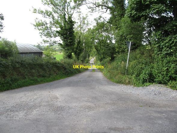 Photo 6"x4" Corraneary Cross Roads - road west to the R191 Canningstown c2013