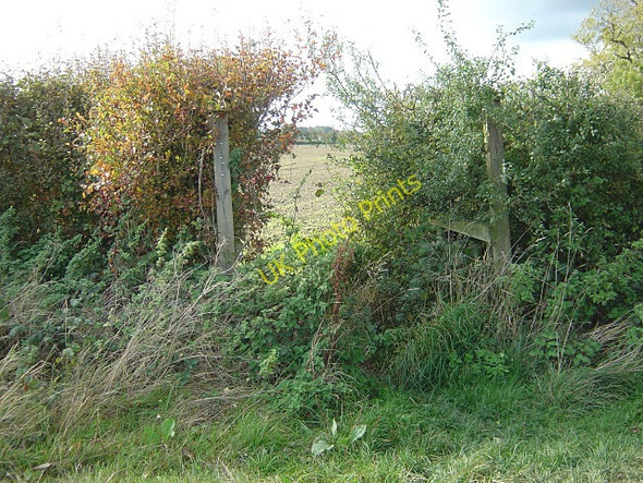 Photo 6"x4" Bridleway bridge-stile Lambley\/SK6345 c2008