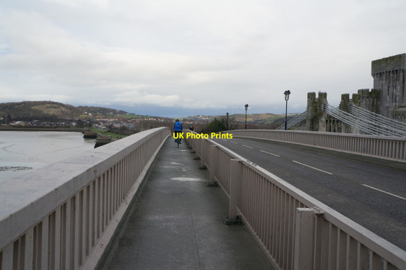 Photo 6"x4" The A547 Conway Road at Conwy Bridge Conwy c2014