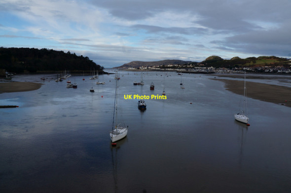 Photo 6"x4" The River Conwy, from Conwy Bridge Conwy c2014