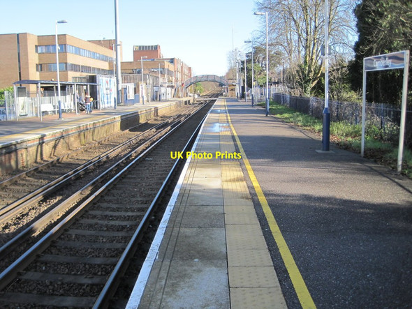 Photo 6"x4" Camberley railway station, Surrey Camberley c2014