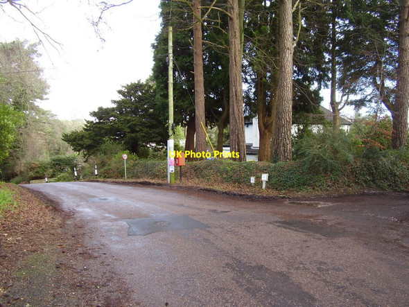 Photo 6"x4" Community postbox, West Hill Broad Oak\/SY0693 c2014
