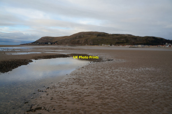Photo 6"x4" The Great Orme from West Shore, Conwy Sands Llandudno c2014