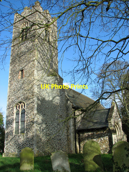 Photo 6"x4" St John's church at Ilketshall Great Common\/TM3787 c2014