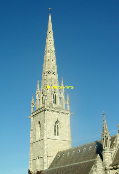 Photo 6"x4" Spire, St.Margaret's, Bodelwyddan Bodelwyddan c2013