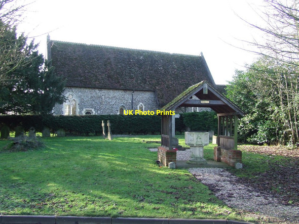Photo 6"x4" Former All Saints Debach Clopton Corner c2014