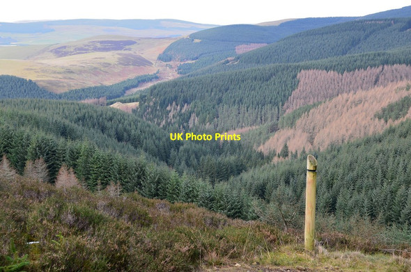 Photo 6"x4" Open view from Soonhope Craig Glentress\/NT2839 c2014