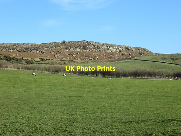 Photo 6"x4" Field beneath Bowden Doors and Raven's Crag Greendykes\/NU0628 c2014
