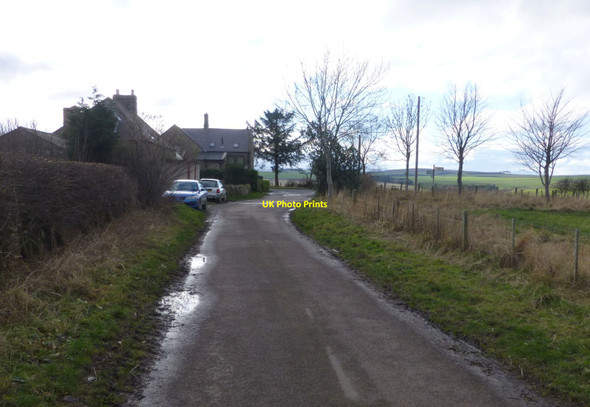 Photo 6"x4" Houses at road junction East Horton c2014