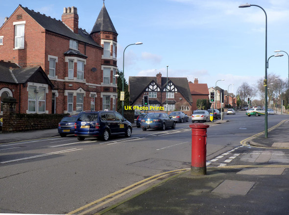 Photo 6"x4" Lenton Boulevard\/Arthur Avenue postbox ref NG7 86 Nottingham\/SK5641 c2014