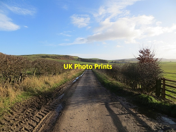 Photo 6"x4" Road, Lyham Greendykes\/NU0628 c2014