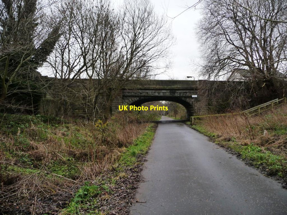 Photo 6"x4" Warriston Gardens bridge, Goldenacre Path Edinburgh c2014
