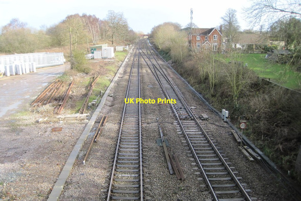 Photo 6"x4" Uffington railway station (site), Oxfordshire, 2014 Baulking c2014
