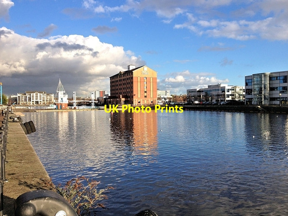 Photo 6"x4" Central Bay, Salford Quays Salford\/SJ8098 c2014