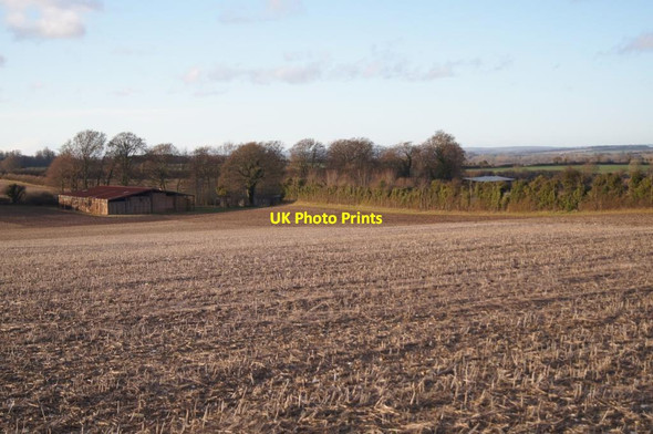 Photo 6"x4" View of Borough Down Farm Weston Colley c2013