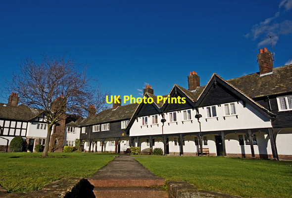 Photo 6"x4" King George's Drive, Port Sunlight Bebington c2014