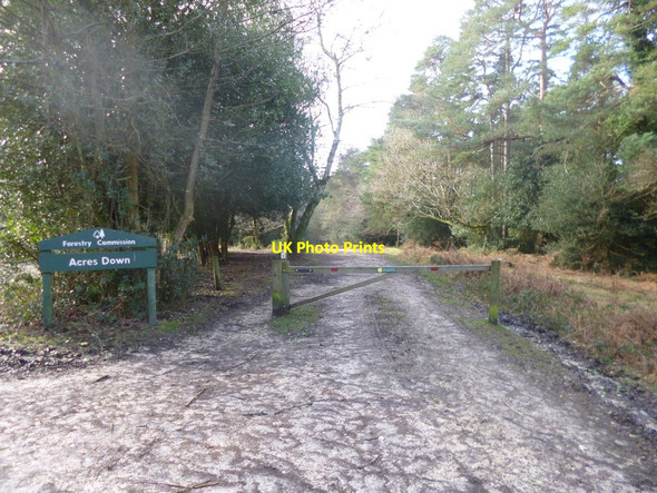 Photo 6"x4" Acres Down, gateway Newtown\/SU2710 c2014