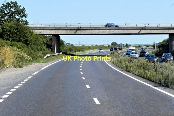 Photo 6"x4" A14, Horningsea Road Bridge Fen Ditton c2013