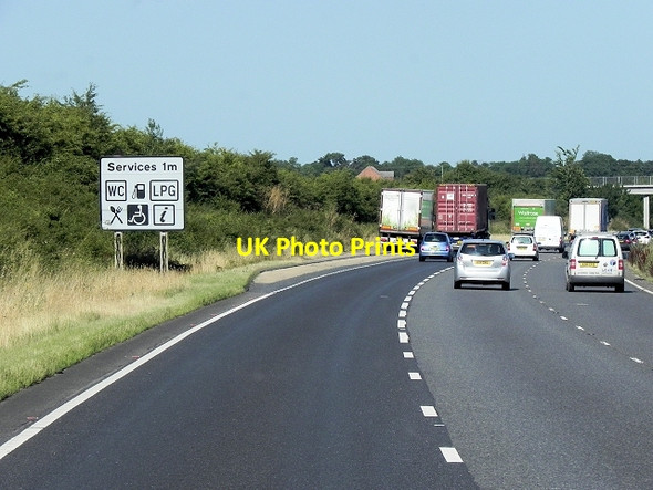 Photo 6"x4" A14 Newmarket Bypass Swaffham Prior c2013