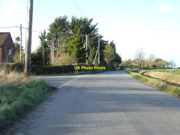 Photo 6"x4" Road Junction Clopton Corner c2014