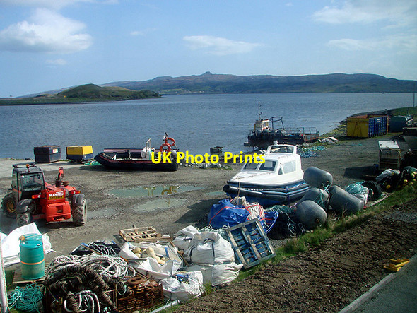 Photo 6"x4" Boatyard at Sconser Peinachorrain c2010