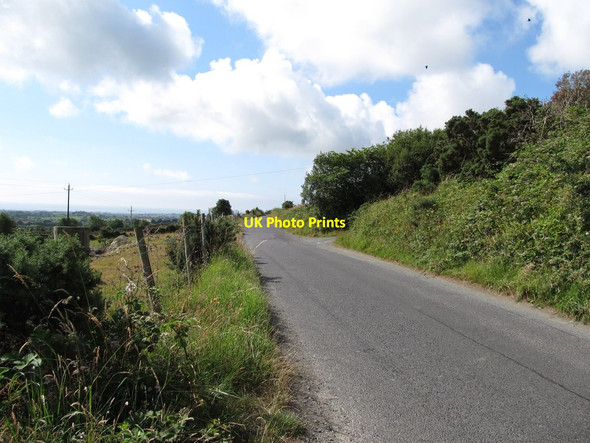 Photo 6"x4" The Aughrim Road at the entrance to Aughrim Quarry Attical c2013