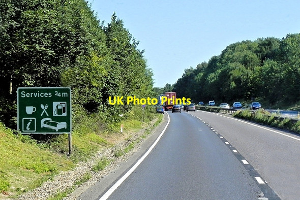 Photo 6"x4" A14, North of Needham Market Creeting St Mary c2013