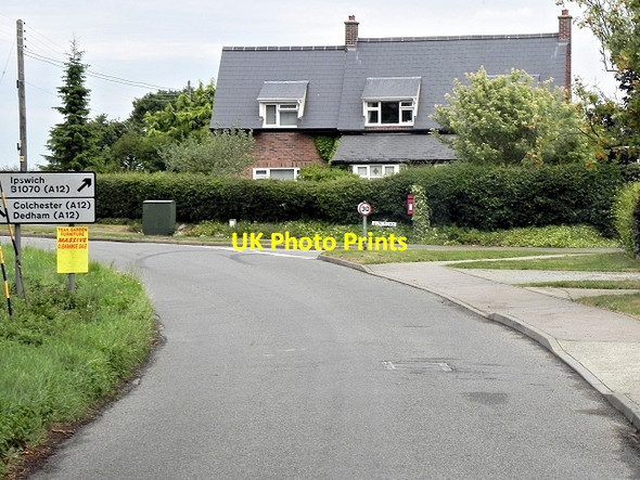 Photo 6"x4" Hadleigh Road, East Bergholt East Bergholt c2013