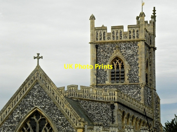 Photo 6"x4" The Parish Church of Stratford St Mary (Tower) Dedham c2013