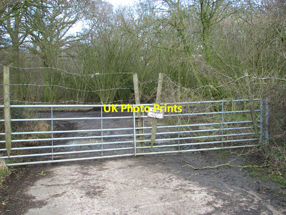 Photo 6"x4" Gated entrance to Sexton Wood Upgate Street\/TM2891 c2014